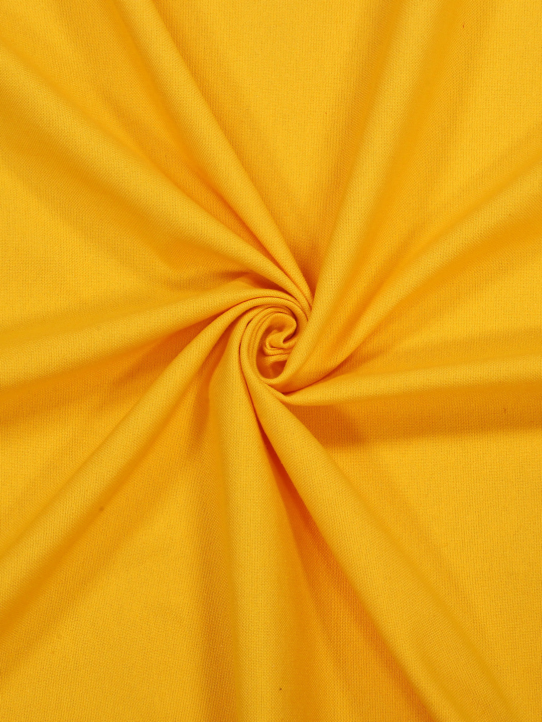 Set of 2 Solid Yellow Color Cotton Single Bedcover Set, 1 Single Bedcover, with 1 Pillow Cover