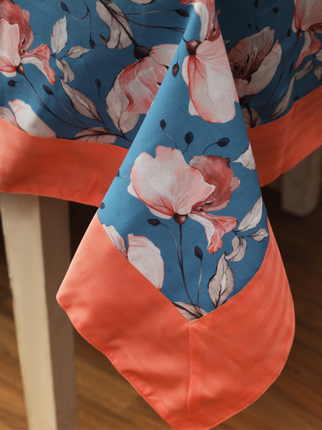 Table Covers in Firozi color made with Polylinen Material , Kitchen Linen - 1 pc