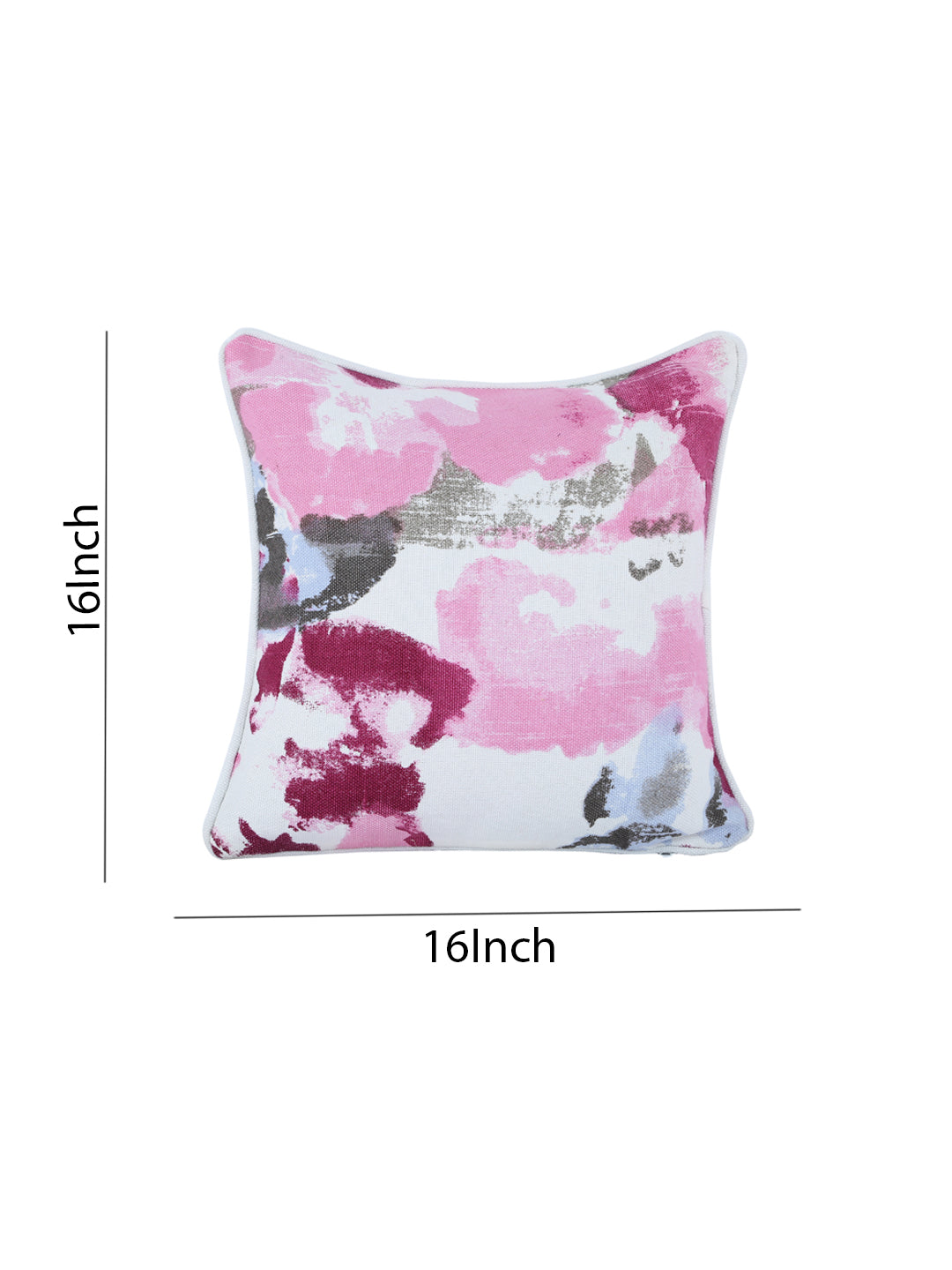 Soumya Purple Set of 5 Abstract Square Cushion Covers