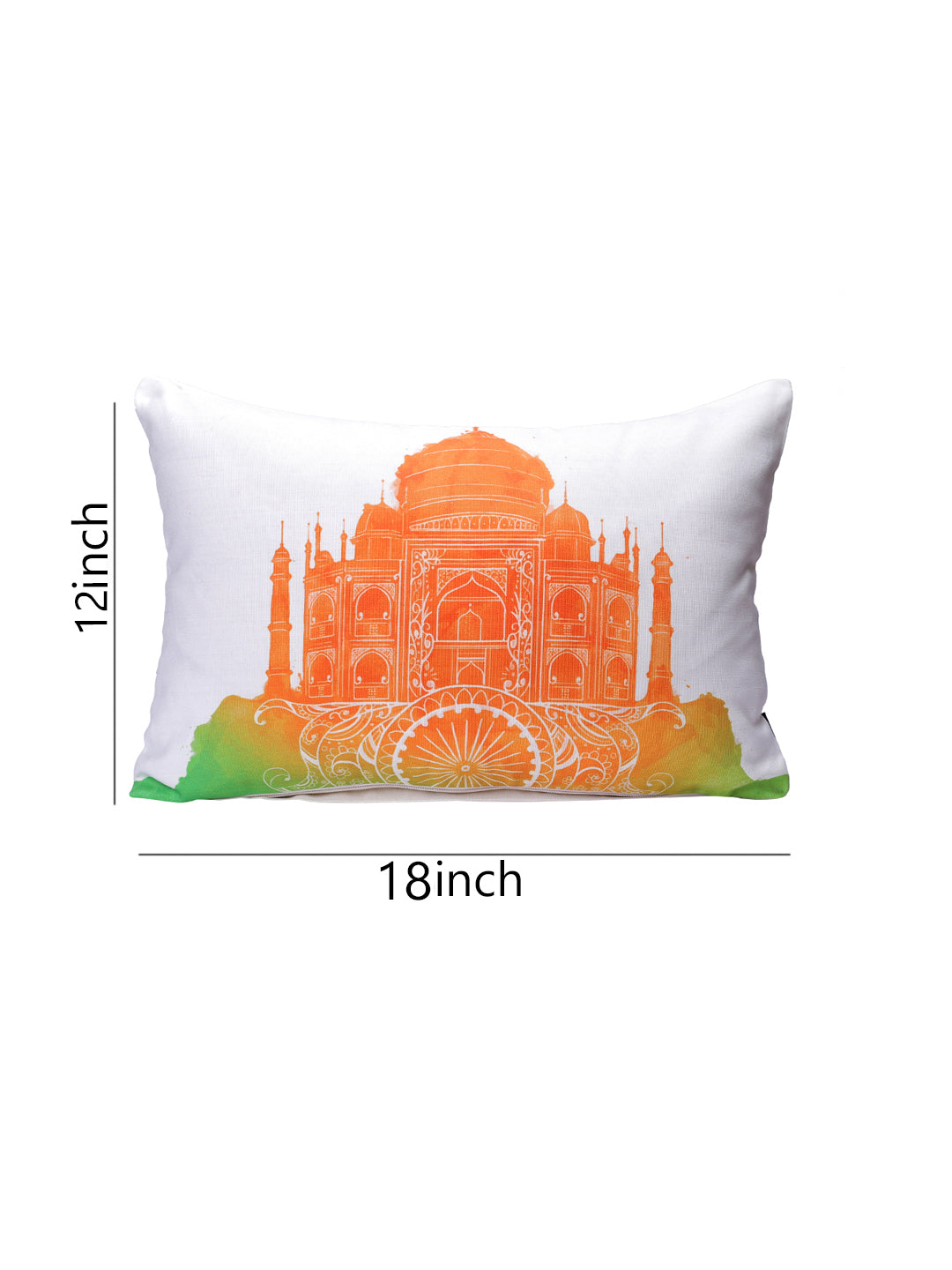 Set of 2 Decorative Sham/Baby/Rectangle Cushion Cover Digital Printed Premium Soft Polylinen Fabric Multi Color