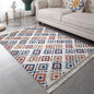 Kingfisher Tufted Rugs, Multi-Color Geometrical Poly-Cotton Blend