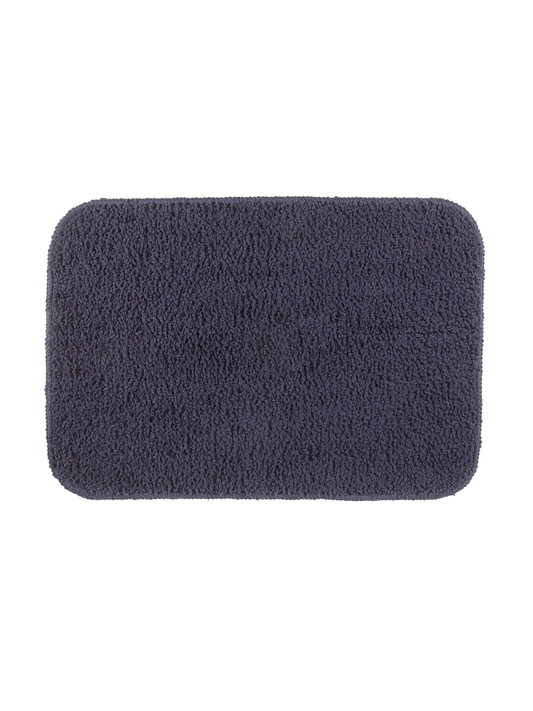 Set for 2 Microfiber Anti-Skid Washable Water Absorbent Mat Blue Color for Door and Bath, Pack of 2
