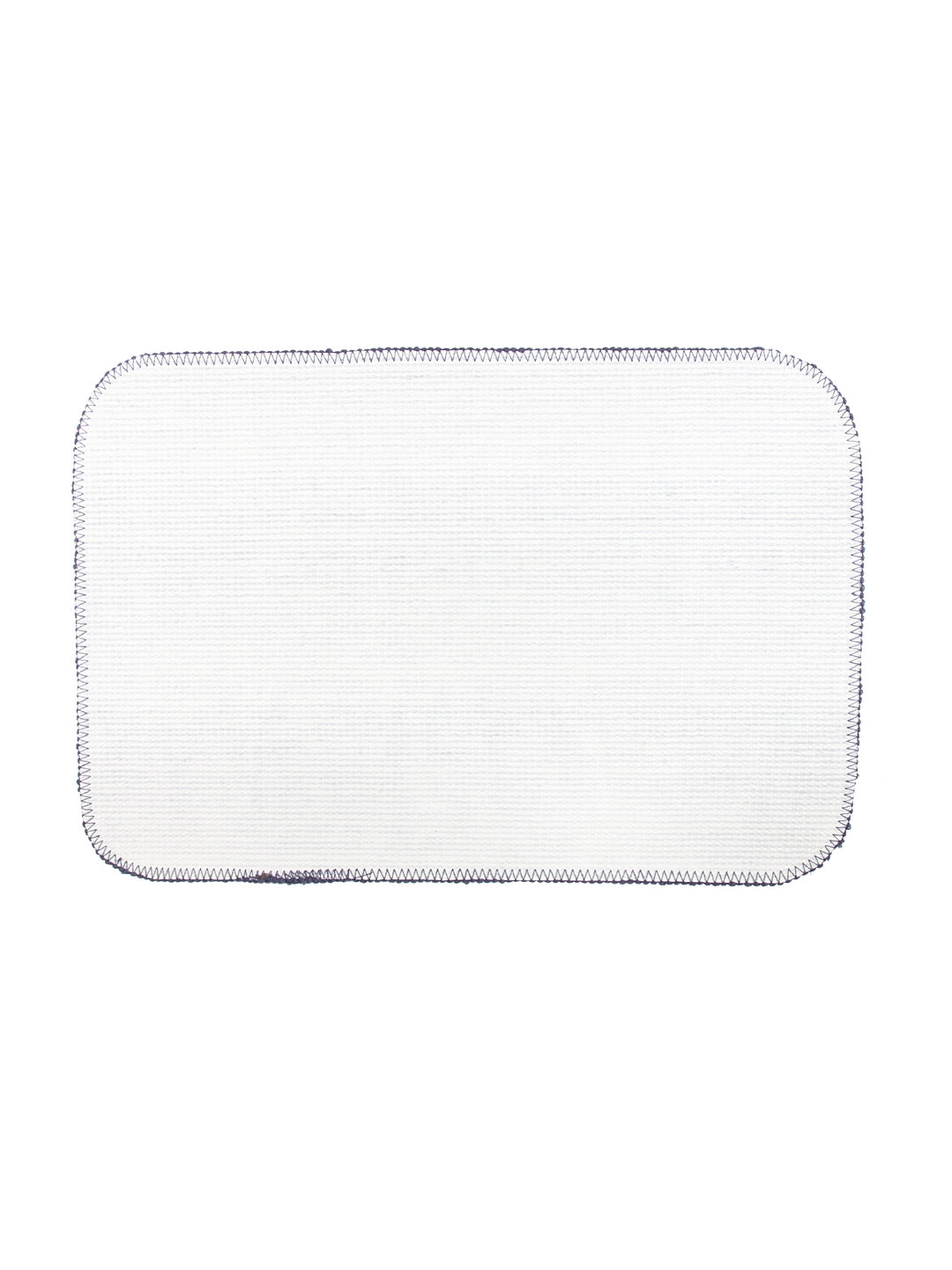 Set for 2 Microfiber Anti-Skid Washable Water Absorbent Mat Blue Color for Door and Bath, Pack of 2