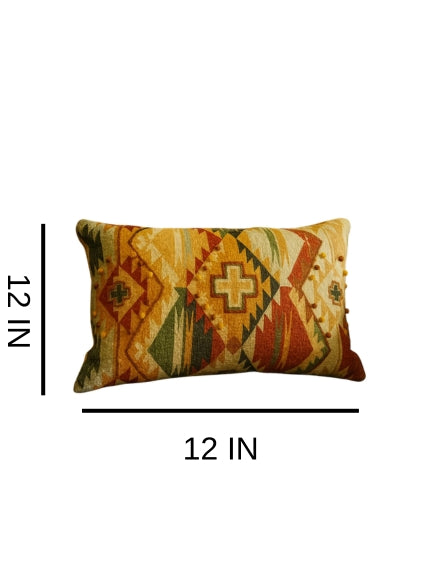 Set Of 2 Boho Crossroads Oblong Cushion Covers