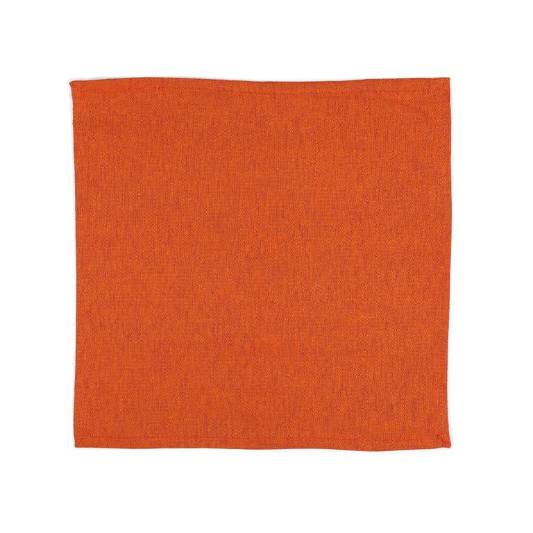 Solid Cotton Rust Color Table Napkin, 6pc Napkin Set