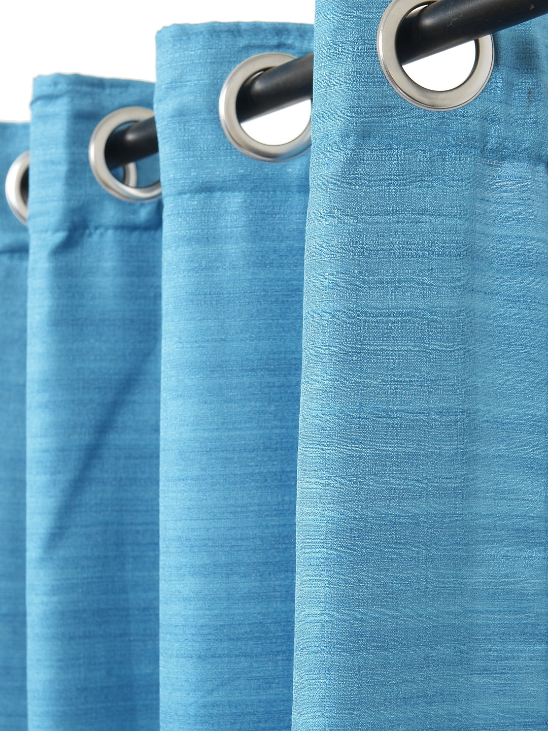 Soumya Premium High End Faux Raw Silk Solid Curtain with cotton Lining, Pack of 1