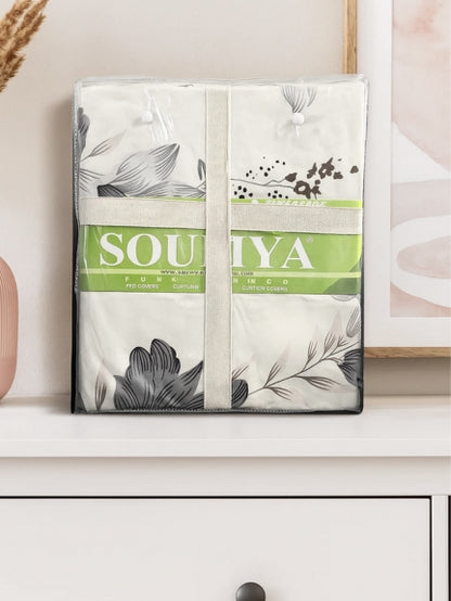 Floral Bliss – Premium Gift-Wrapped Bedsheet Set (3 Pc)