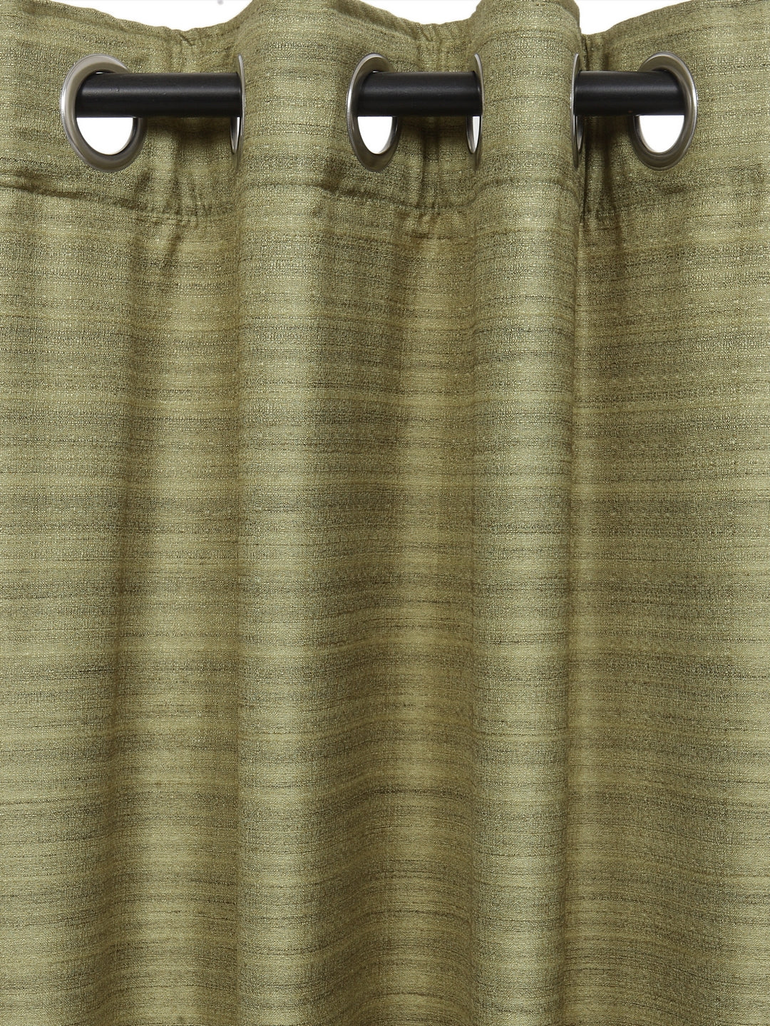 Soumya Premium High End Faux Raw Silk Solid Curtain with cotton Lining, Pack of 1