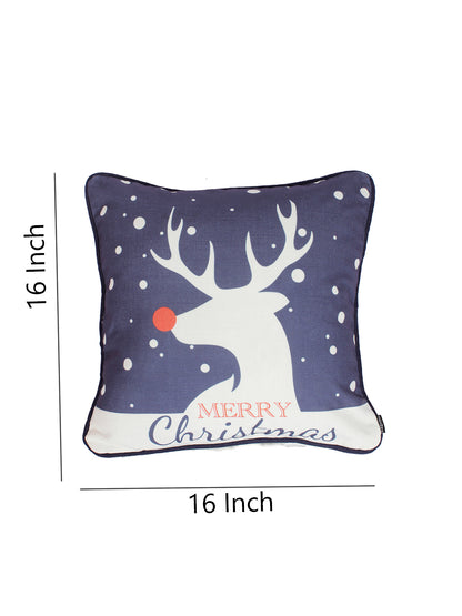 Premium Blue Digital Printed Cushion Cover Set