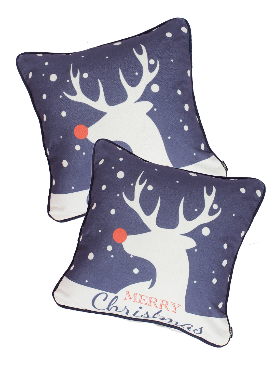 Premium Blue Digital Printed Cushion Cover Set