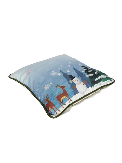 Premium Light Blue Digital Printed Cushion Cover Set