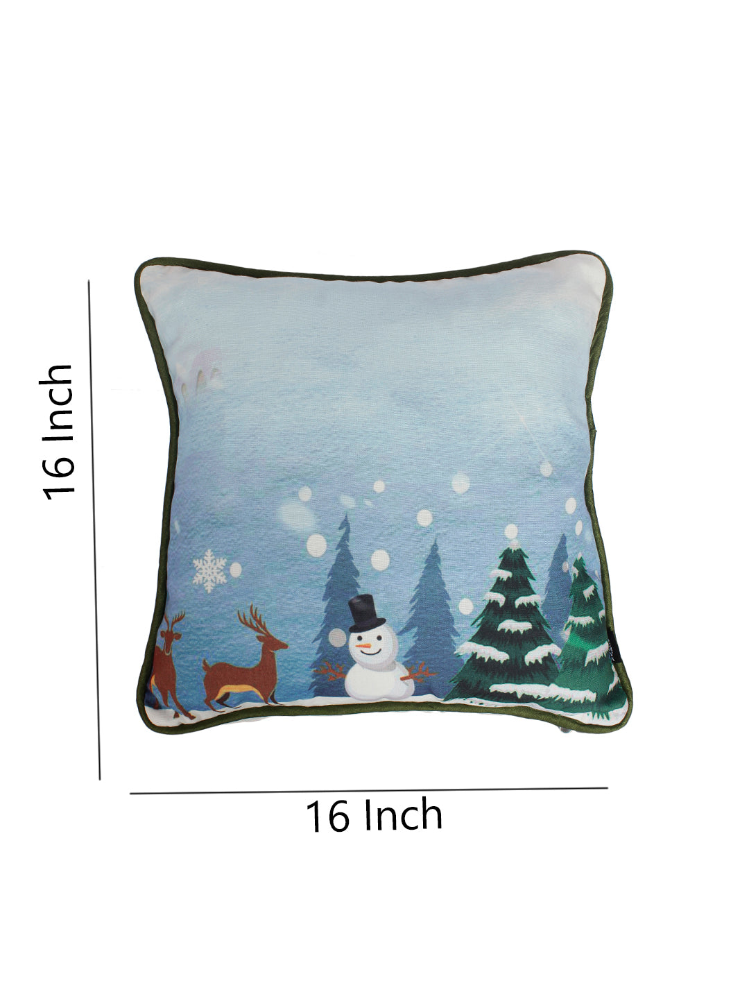 Premium Light Blue Digital Printed Cushion Cover Set