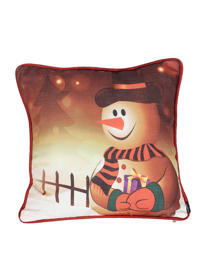 Premium Maroon Digital Printed Cushion Cover Set