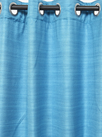 Soumya Premium High End Faux Raw Silk Solid Curtain with cotton Lining, Pack of 1