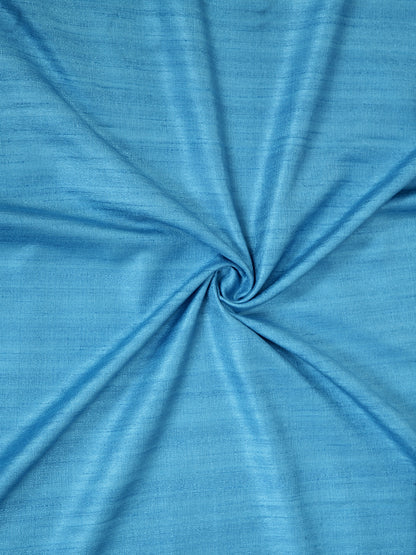 Soumya Premium High End Faux Raw Silk Solid Curtain with cotton Lining, Pack of 1