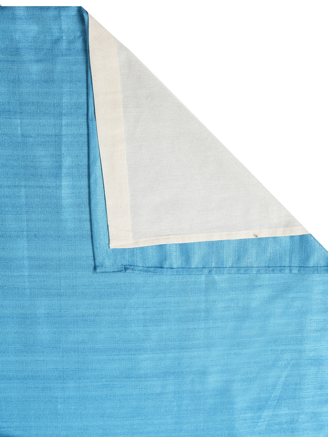 Soumya Premium High End Faux Raw Silk Solid Curtain with cotton Lining, Pack of 1