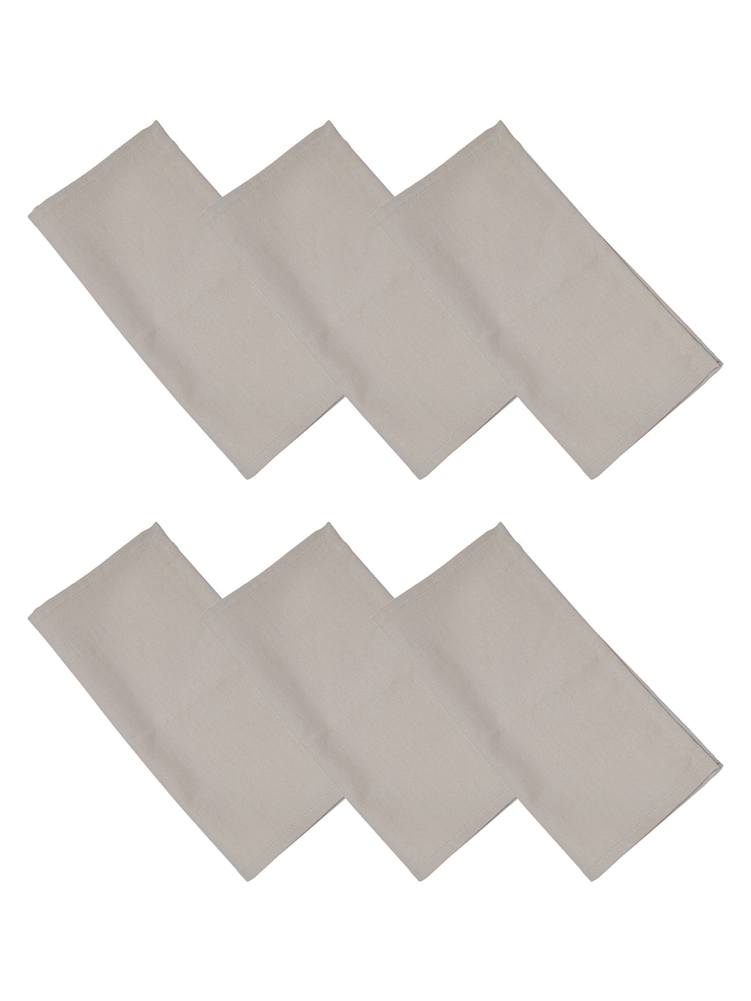 Set of 6 Cotton Plain Beige Color Table Napkin, 6pc Napkin Set