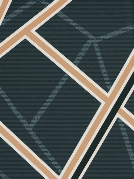 Urban Grid Elegance Bedsheet- Set Of 3