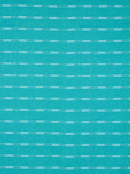 Set of 2 Solid Firozi Color Cotton Single Bedcover Set, 1 Single Bedcover, with 1 Pillow Cover