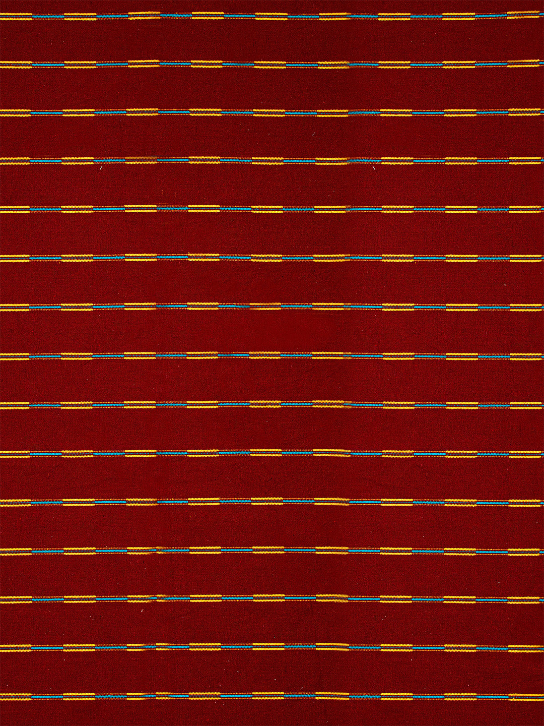 Set of 2 Solid Maroon Color Cotton Single Bedcover Set, 1 Single Bedcover, with 1 Pillow Cover