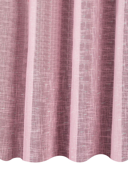 Sheer printed curtain in Light Pink color made with  Polylinen Material , Curtain - 1 pc