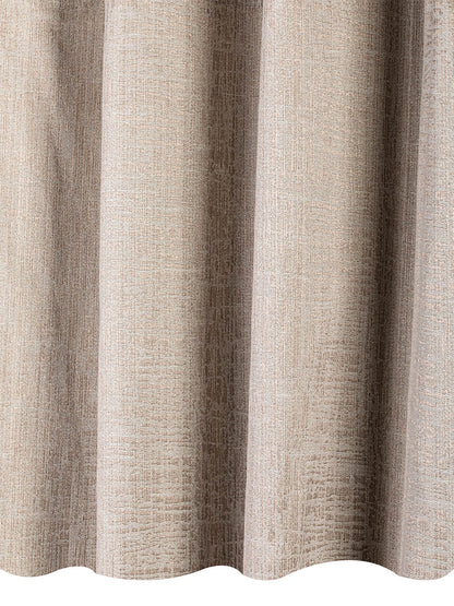 Jacquard woven Curtain in Firozi color made with Polycotton Material, Curtain - 1 pc