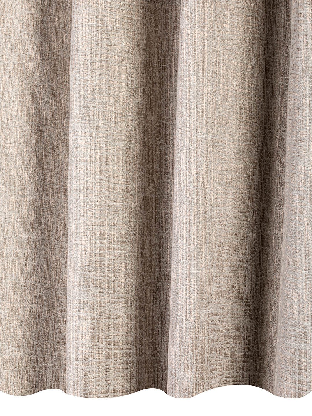 Jacquard woven Curtain in Grey color made with  Polycotton Material , Curtain - 1 pc