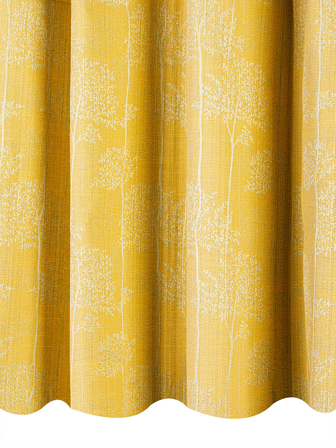 Jacquard woven Curtain in Pista Green/Yellow color made with  Polycotton Material , Curtain - 1 pc