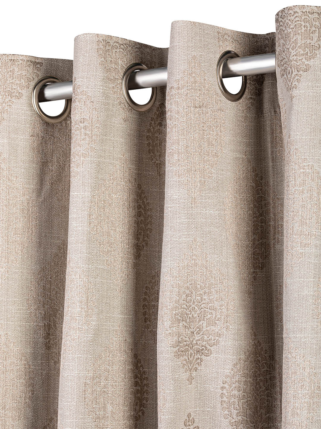 Curtains and Sheers in Grey color made with  Polycotton Material , Curtain - 1 pc