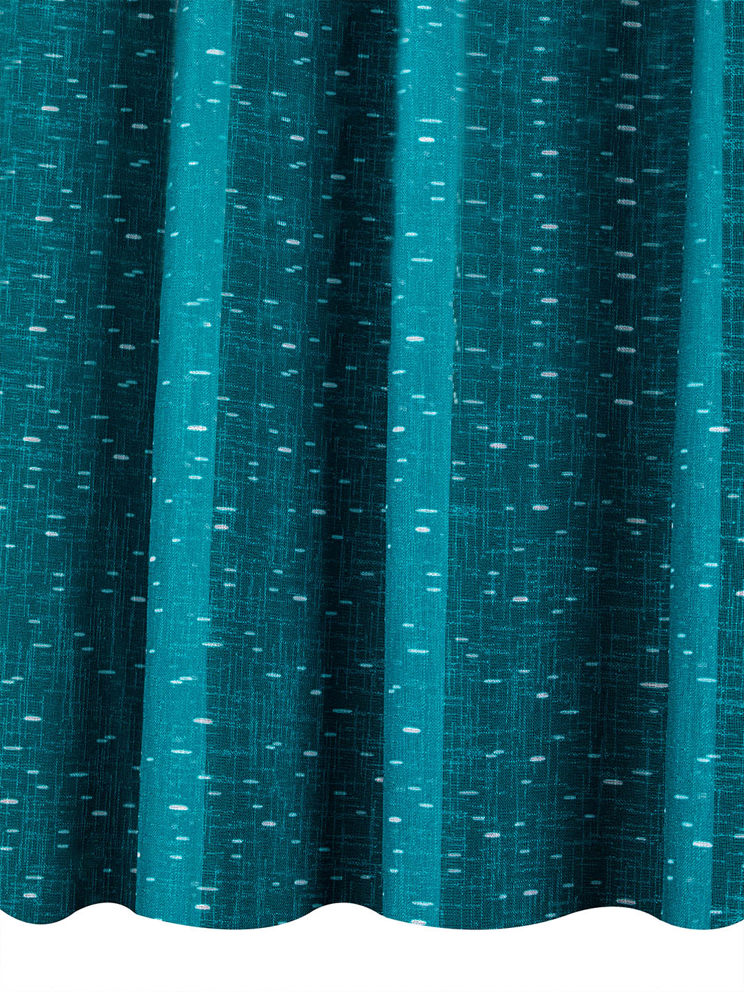 Curtains and Sheers in Firozi/Turquoise color made with  Polylinen Material , Curtain - 1 pc