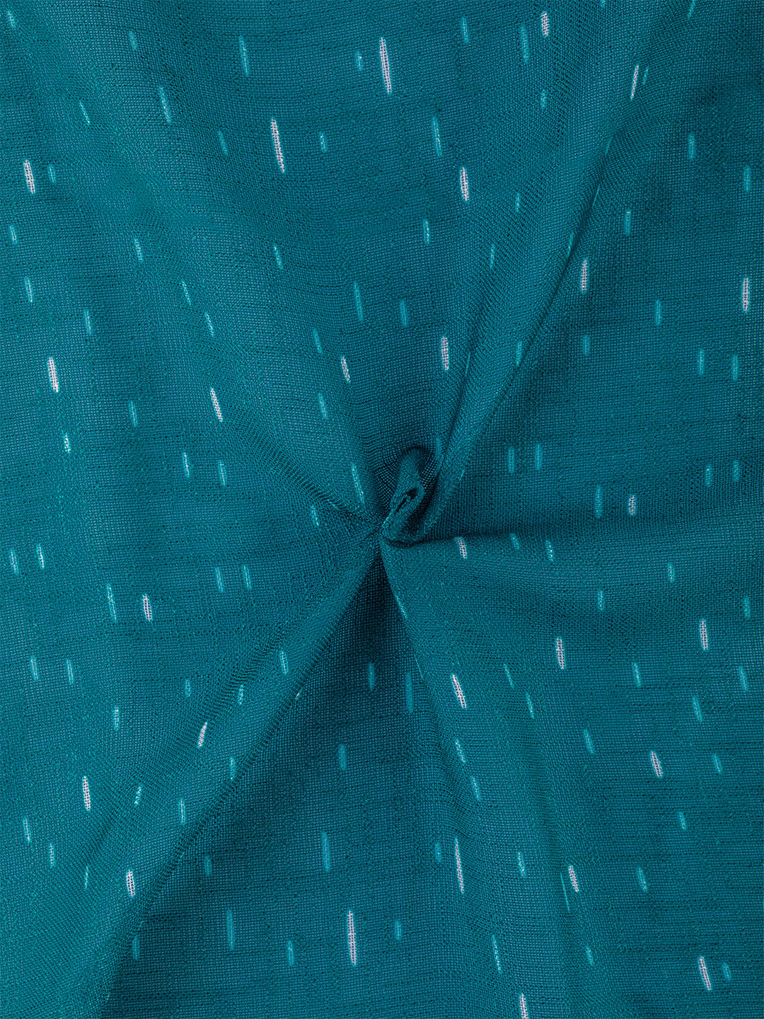 Curtains and Sheers in Firozi/Turquoise color made with  Polylinen Material , Curtain - 1 pc