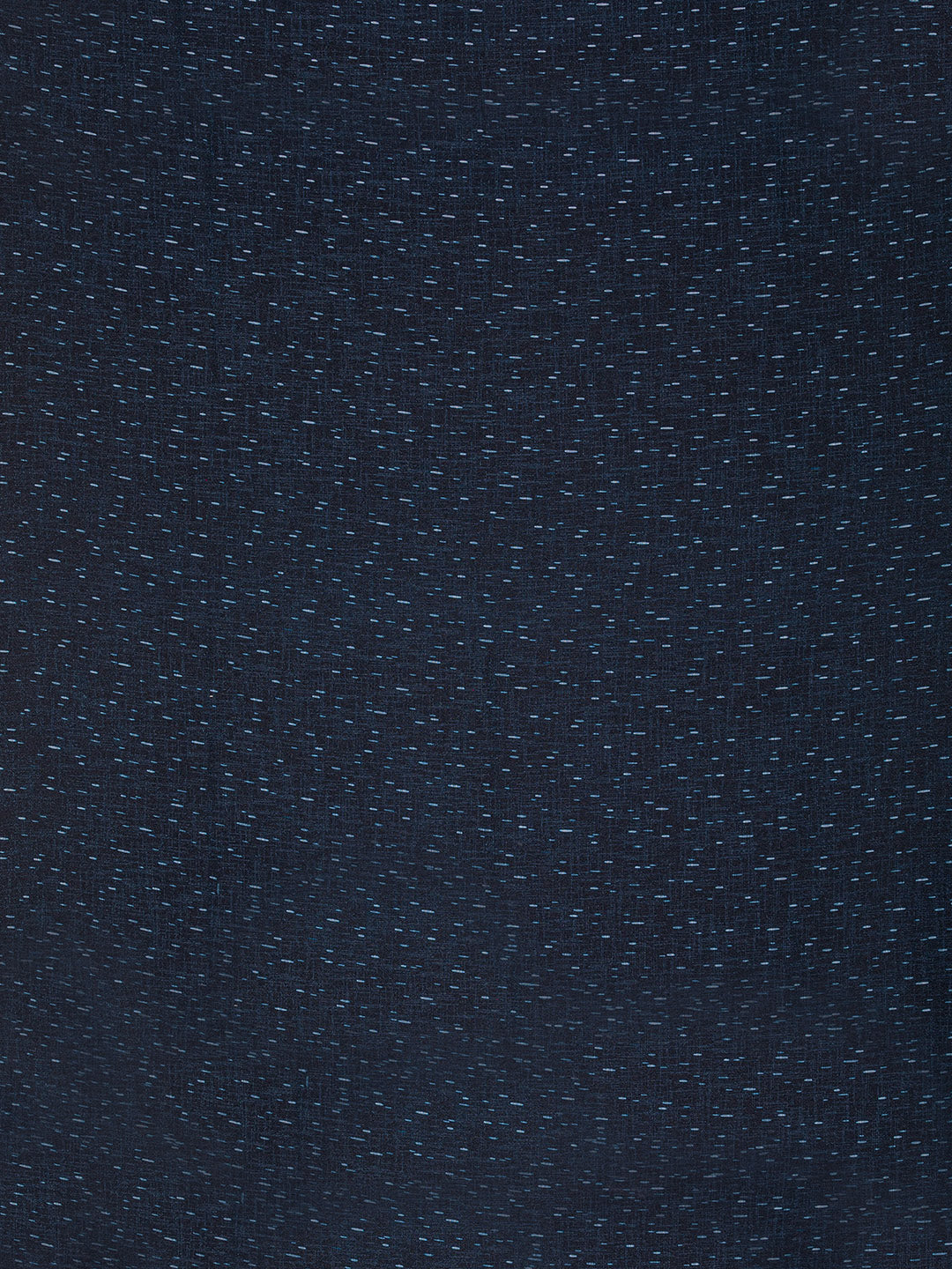Sheer printed curtain in Navy Blue color made with  Polylinen Material , Curtain - 1 pc