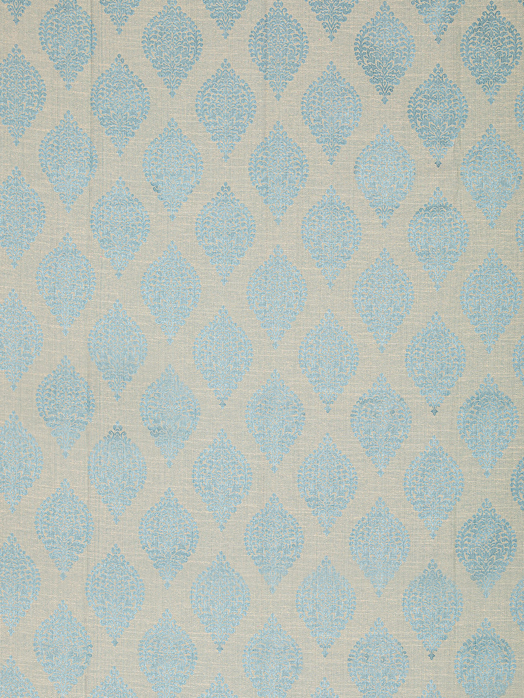 Curtains and Sheers in Firozi color made with  Polycotton Material , Curtain - 1 pc