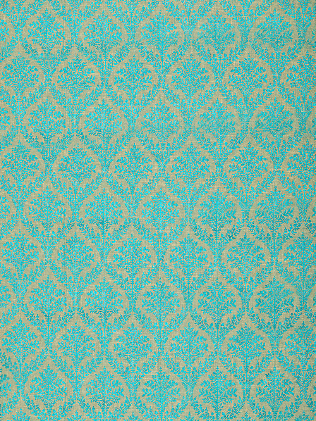 Curtains and Sheers in Firozi color made with  Polycotton Material , Curtain - 1 pc