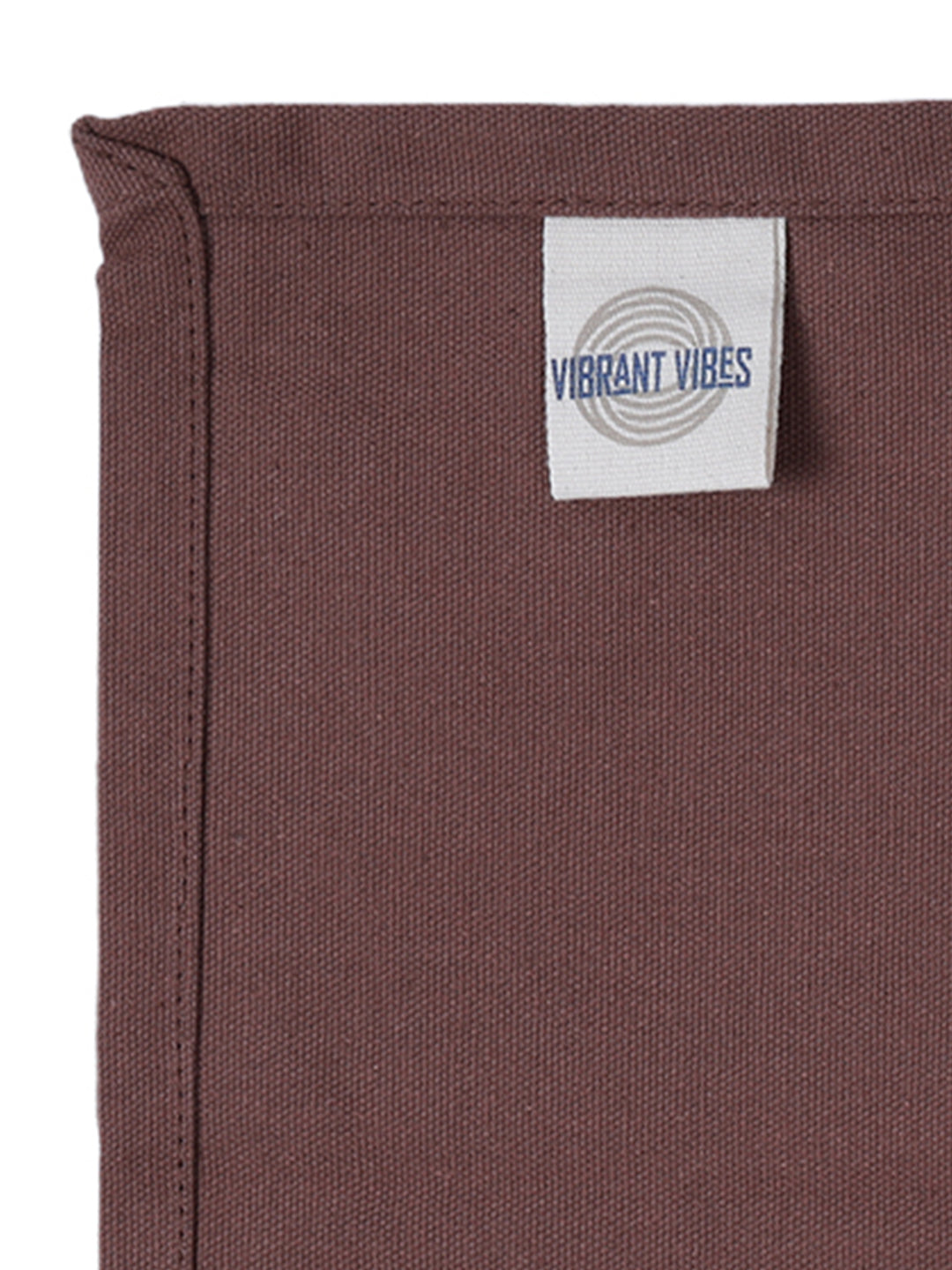 Set of 6 Cotton Plain Brown Color Table Napkin, 6pc Napkin Set