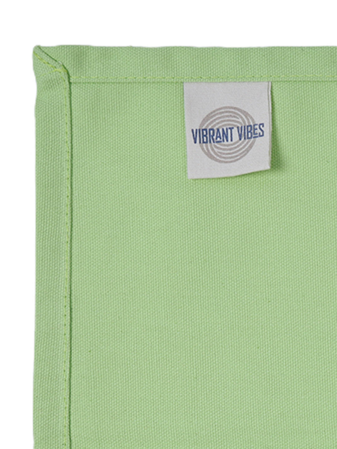 Set of 6 Cotton Plain Lime Green Color Table Napkin, 6pc Napkin Set