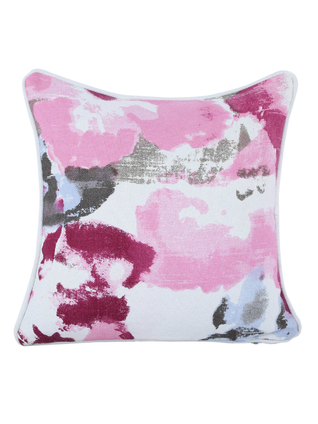 Soumya Purple Set of 5 Abstract Square Cushion Covers