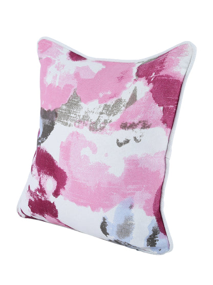 Soumya Purple Set of 5 Abstract Square Cushion Covers