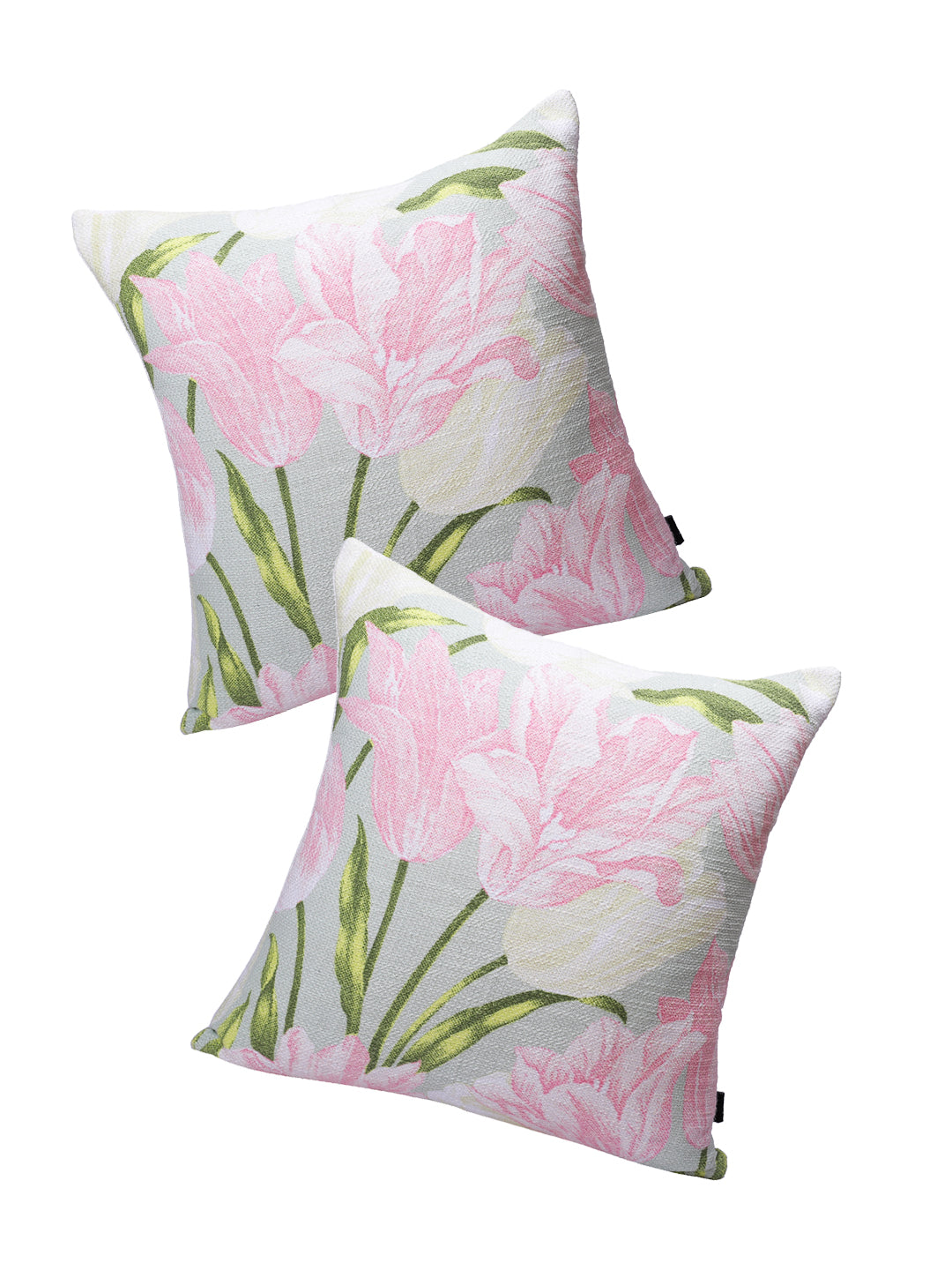 Set of 2 Premium Poly Cotton Printed Multi Color Cushion Cover, 2 pc Cushion Cover