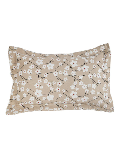 Pillow Covers in Beige color made with  Cotton Material , Bedding - 2 Pcs