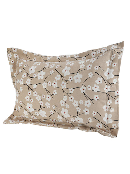 Pillow Covers in Beige color made with  Cotton Material , Bedding - 2 Pcs