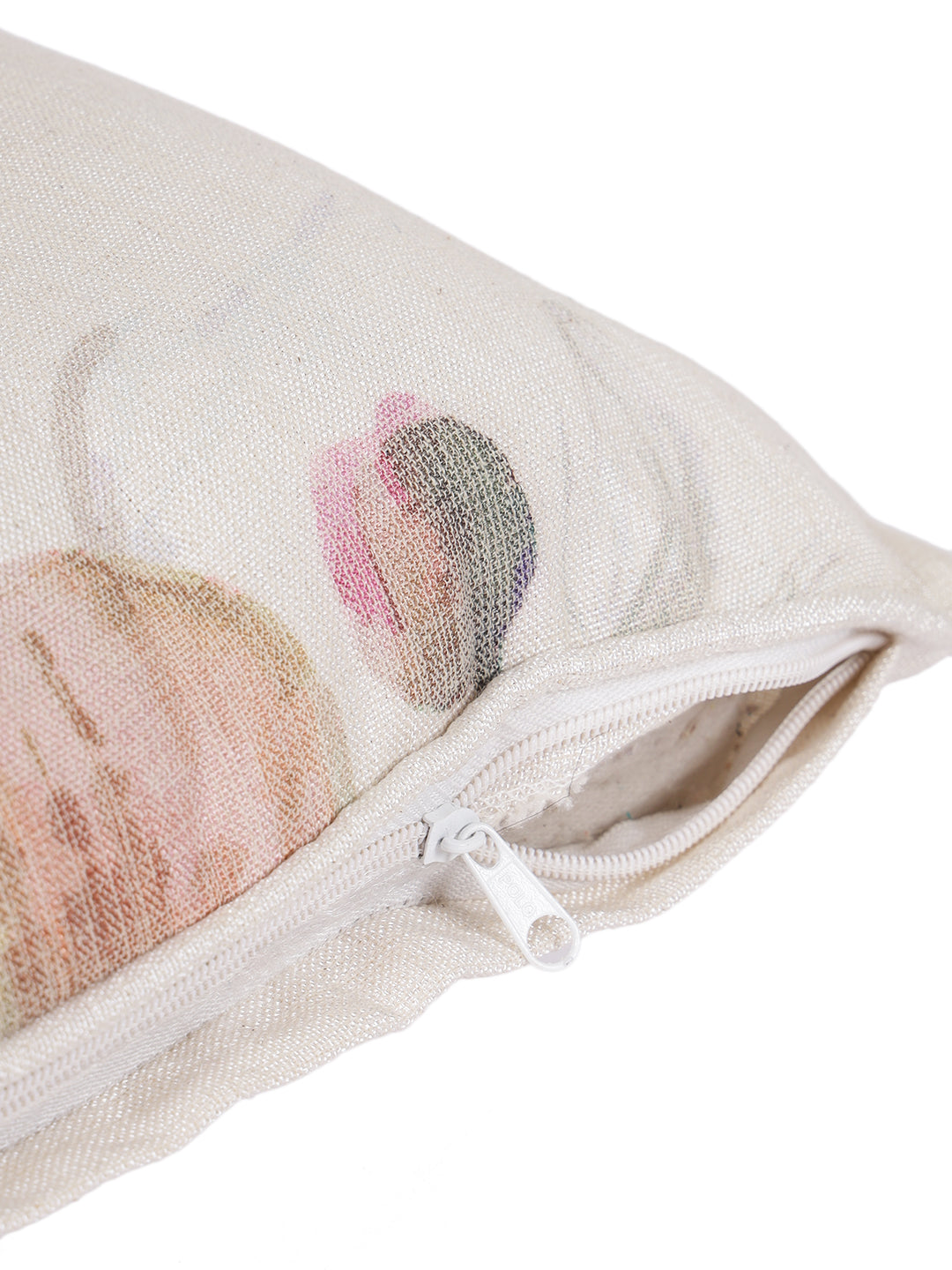 Set of 2 Premium Floral Design Pink Color Cushion Cover Set, 2 pc Cushion Cover