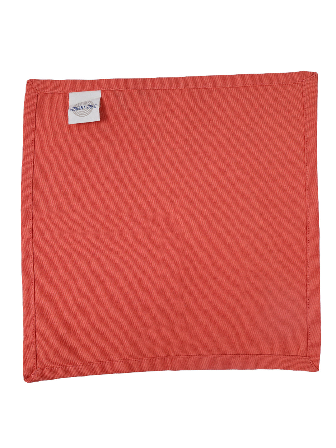 Set of 6 Cotton Plain Peach Color Table Napkin, 6pc Napkin Set