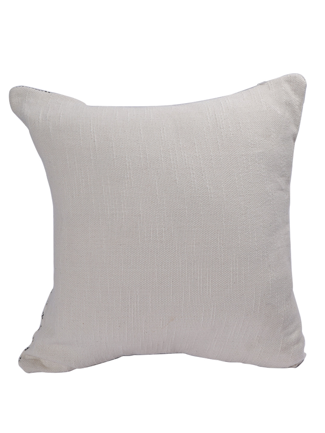 Soumya Premium Throw and Cushion Cover Set Black and Grey Color, 1 Pc