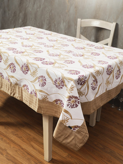 Table Covers in Purple color made with  Cotton Material , Kitchen Linen - 1 pc