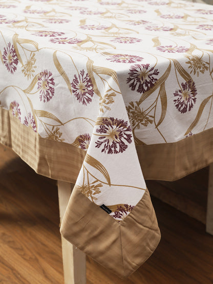 Table Covers in Purple color made with  Cotton Material , Kitchen Linen - 1 pc