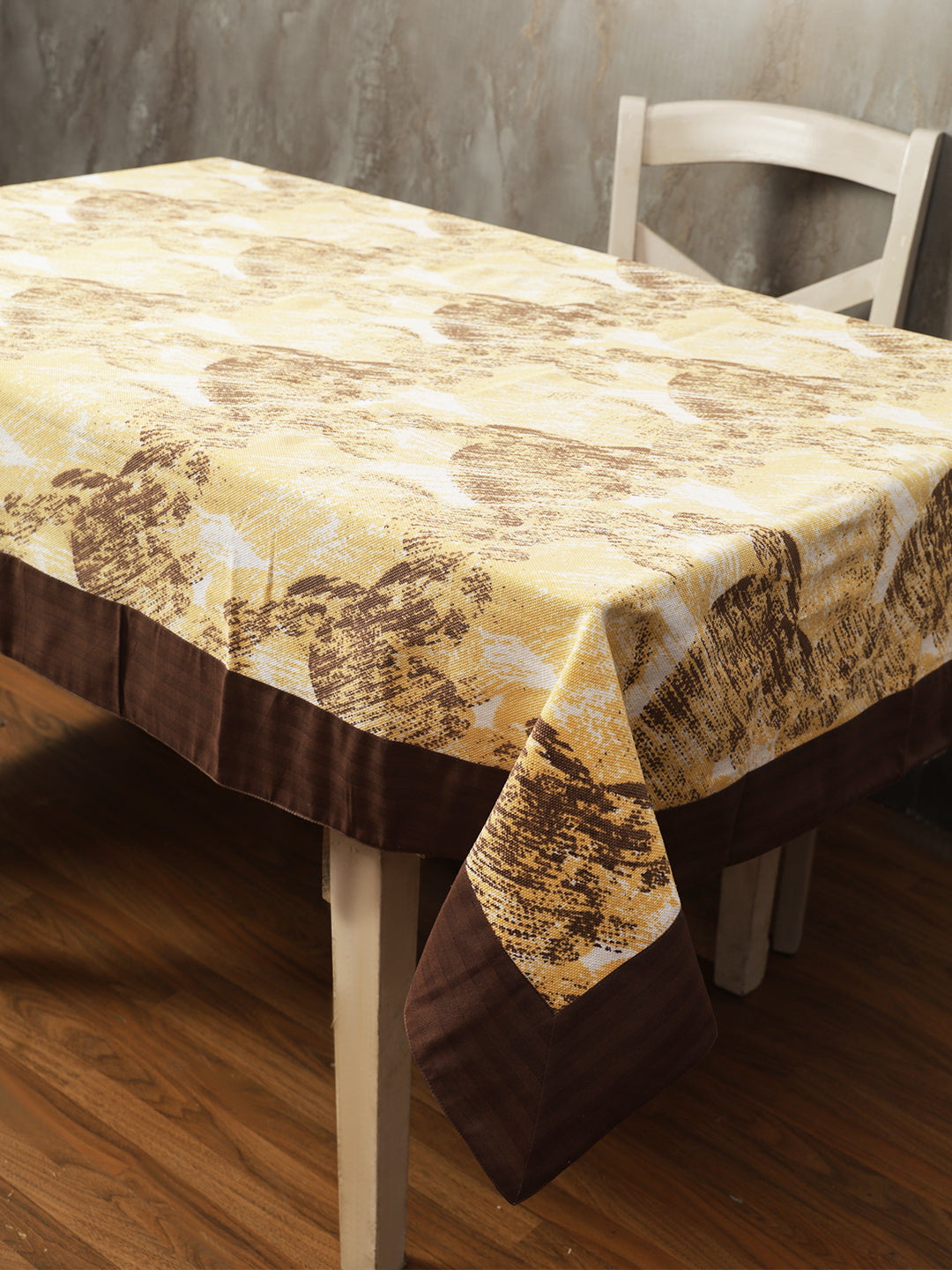 Table Covers in Beige color made with  Cotton Material , Kitchen Linen - 1 pc