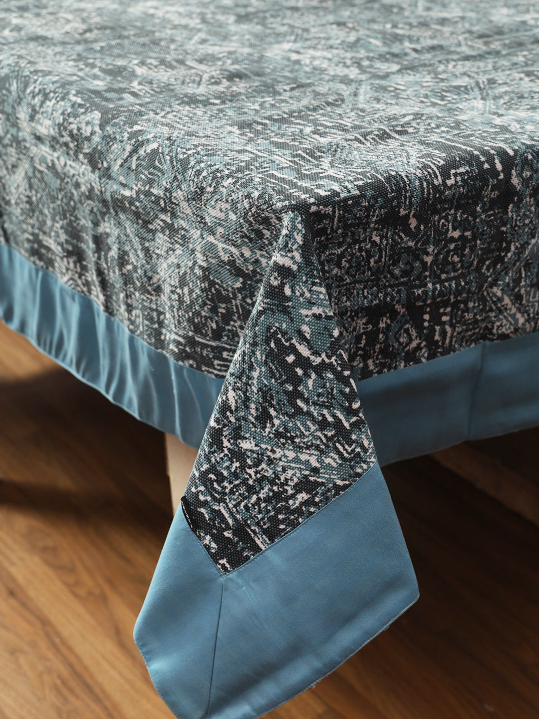 Table Covers in Blue color made with  Cotton Material , Kitchen Linen - 1 pc