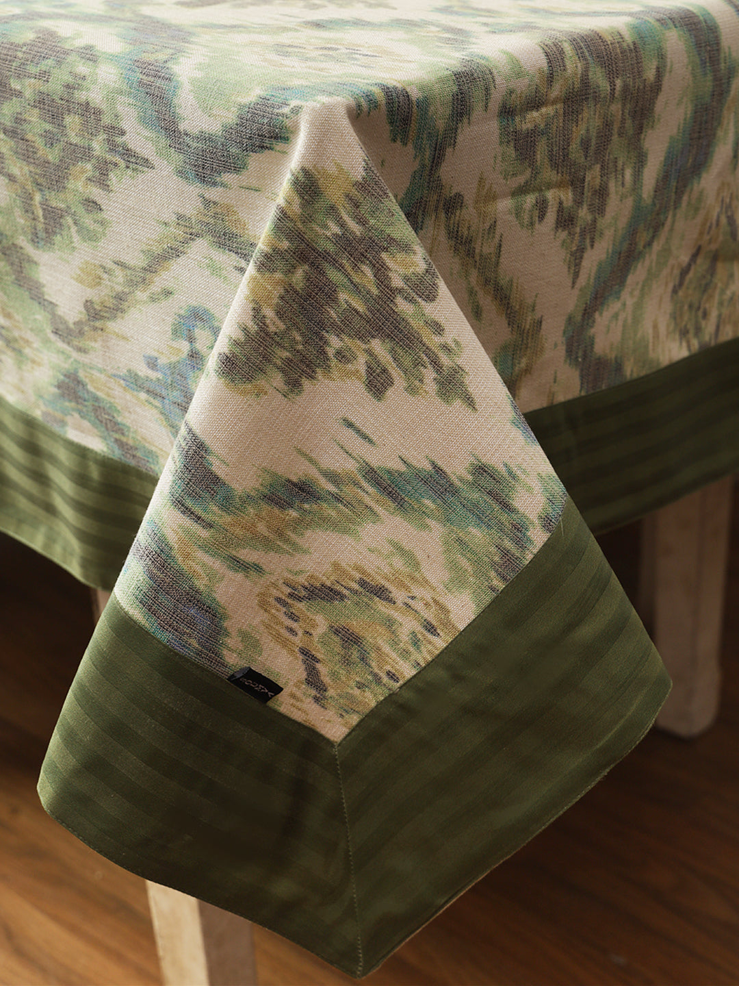 Table Covers in Green color made with  Polylinen Material , Kitchen Linen - 1 pc
