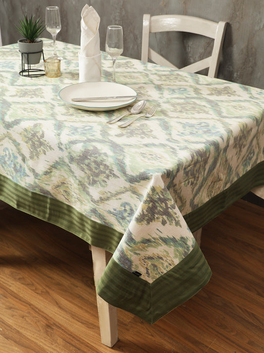 Table Covers in Green color made with  Polylinen Material , Kitchen Linen - 1 pc